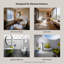 Lavabo de salle de bain rond en résine 16 "MonBlari - jaune-133148225