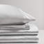 Ensemble de draps 4 pièces luxueux gris clair-117539310-117539308