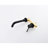 Wall Mounted Single Handle Bathroom Sink Faucet With Pop-Up Drain (No Overflow)