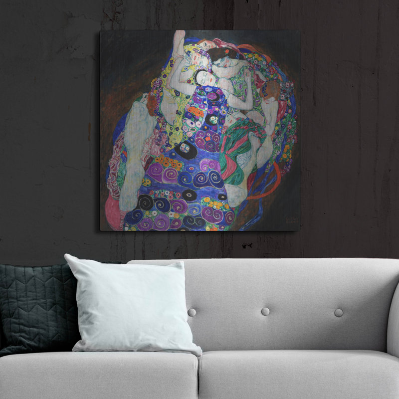 "Vierge" par Gustav Klimt, art mural Vault, H 36 po x l 36 po