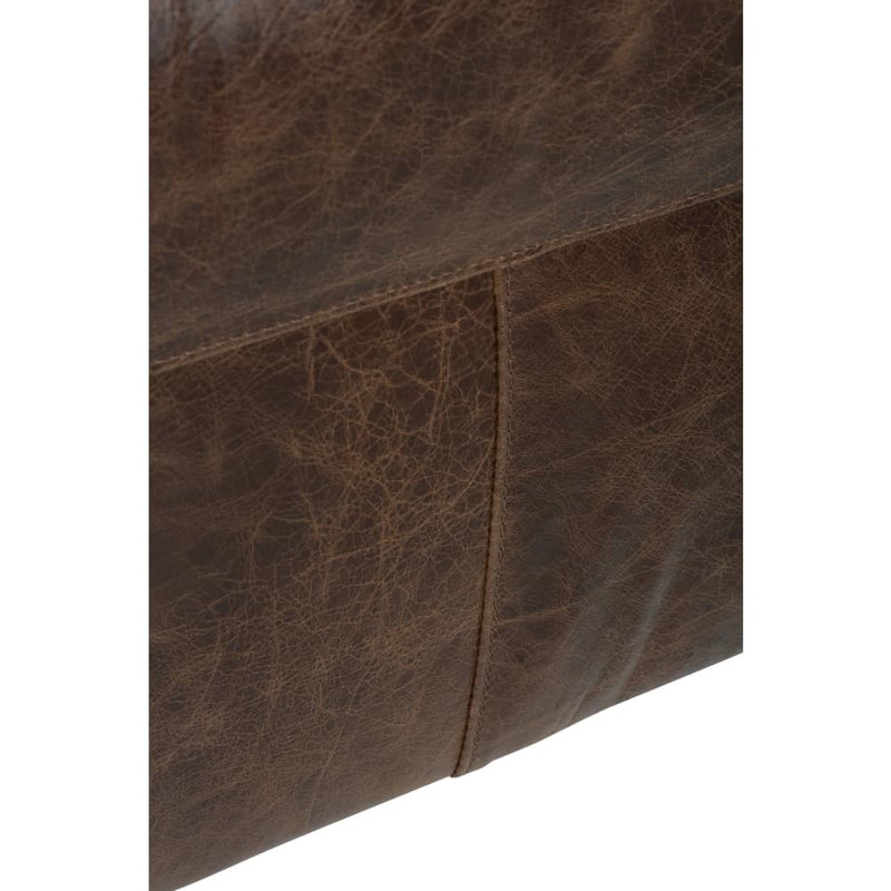 Lilah Leather Ottoman