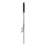 KitchenAid Curved Stainless Steel Paddle Style Candy and Deep Fry Thermometer with Pan Clip Black