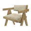 Ensemble de 2 chaises de salle à manger en bois de chêne clair
