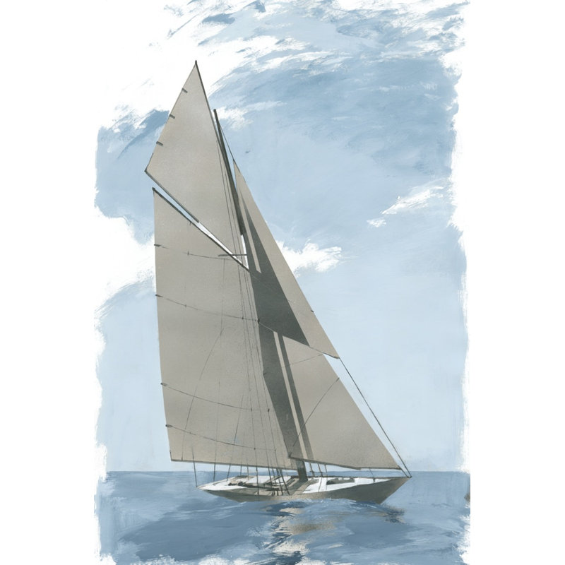 Set Sail 2 Print by Ngo, PC, White Framed, 50" H x 35" W