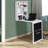 Remey Wall-mounted and Foldable Desk with Cabinet for Manicure Nail salon table-1987471376