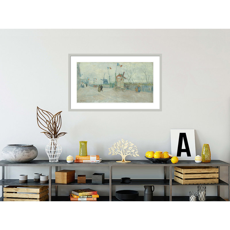 «Impasse des Deux Frères» par Vincent van Gogh, impression giclée encadrée, 25,47 po H x 41,5 po L