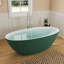 Baignoire profonde autoportante à surface solide de 65 po Fslefay-124822464