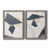 Toile avec cadre gris
