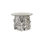 Cairn Side Table, Silver Leaf