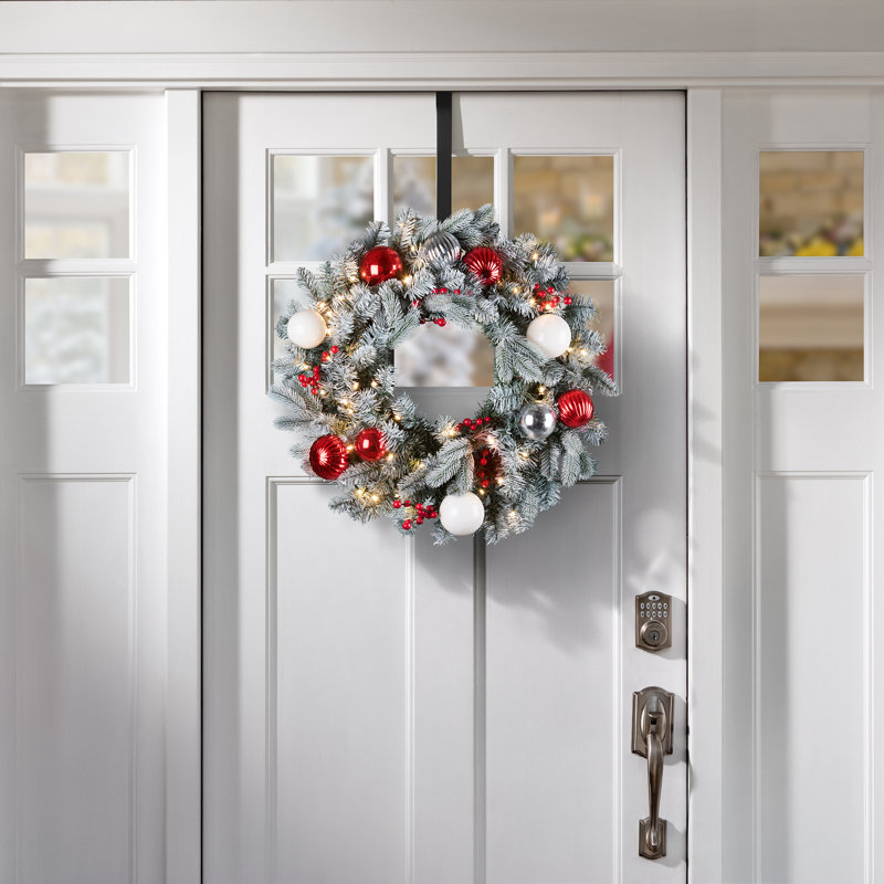 Adapt Top & Length Adjustable Wreath Hangers, Matte Black 