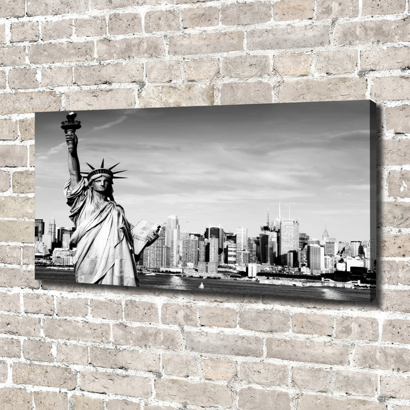 Statue Of Liberty - Print, Wrapped Canvas, 70cm H x 140cm W x 2cm D