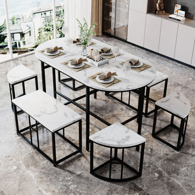 Besfort 6 - Person Dining Set