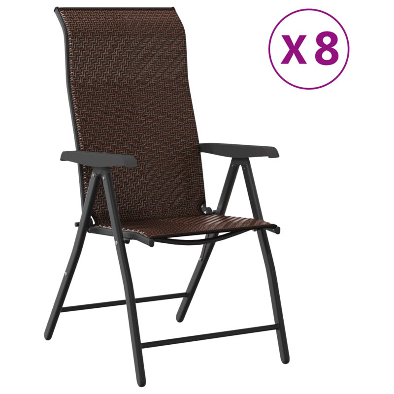 Nanditha Outdoor Lounge Chair, Brown