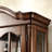 Nut-brown Solid Wood+Glass Display Cases