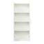 Garde-robe blanche avec 2 portes et 3 cloisons, 4 espaces de rangement spacieux et des espaces faciles à nettoyer, aspect attrayant