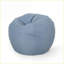 Fauteuil à billes rond 3 pieds Chisal | Bleu sarcelle | Tissu
