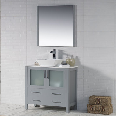 Ensemble de meuble-lavabo simple 36 po Mance