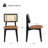 17.3'' Wide Leather Side Dining Chairs-1469676672