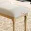 Ensemble de table de salle à manger 3 pièces - Comprend une table, deux bancs rembourrés, un ensemble de salle à manger de style campagnard, chêne-237300346