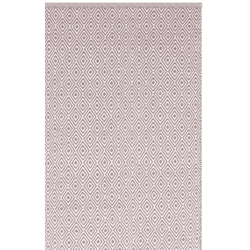 Akihiro Hand Woven Cotton Geometric Rug, Rectangle 8' x 10'