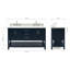 Magnolia Bath Vanity Rectangular Basin S073DCW2R-481079103-521815648-521815649