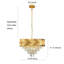 Lustre moderne en cristal 5 lumières