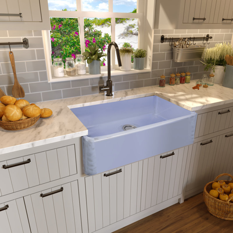 Vineyard 33'' L Single Basin Kitchen Sink, Shabby Sugar