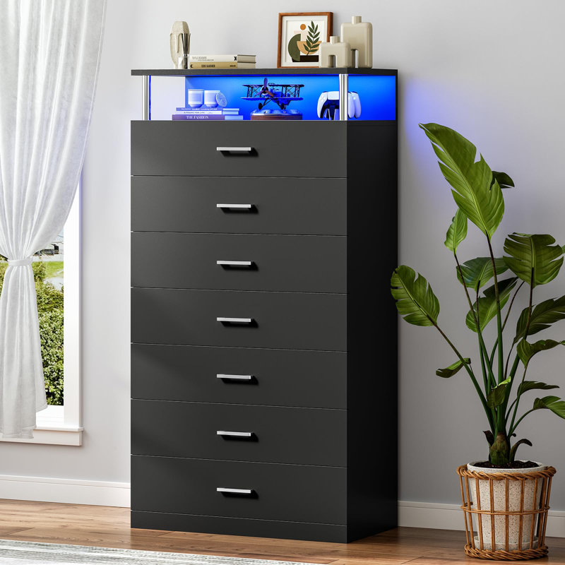 Commode haute 7 tiroirs