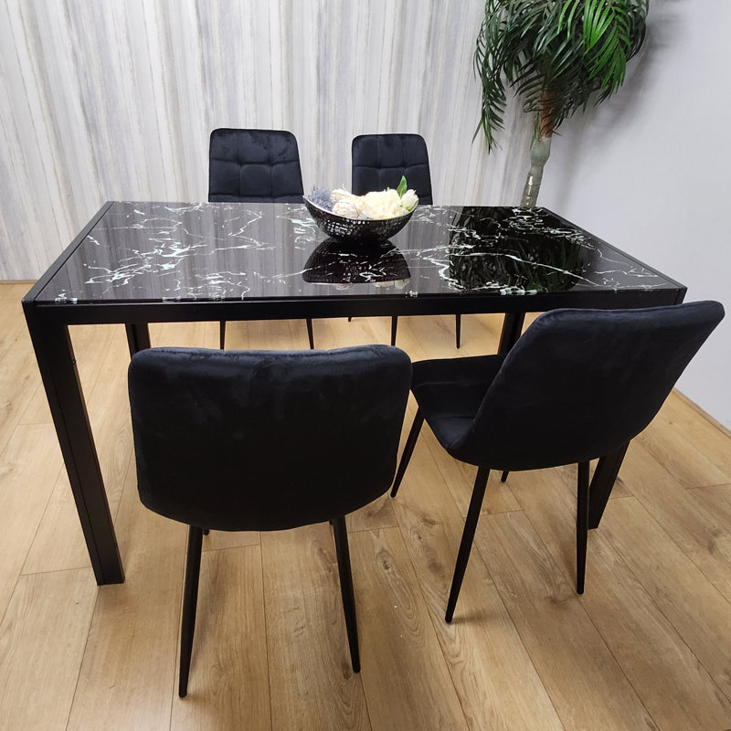 Masouma 4 - Person Dining Set, 75 x 134 x 70cm