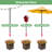 Union Rustic Ilerioluwa Wooden Planter Box with String Light Pole Insert, Classic Stacked Panel Design, Weather-Resistant Finish, Wood Planter Boxes Outdoor, Wooden Planters with Integrated Drainage-694171389-694171386