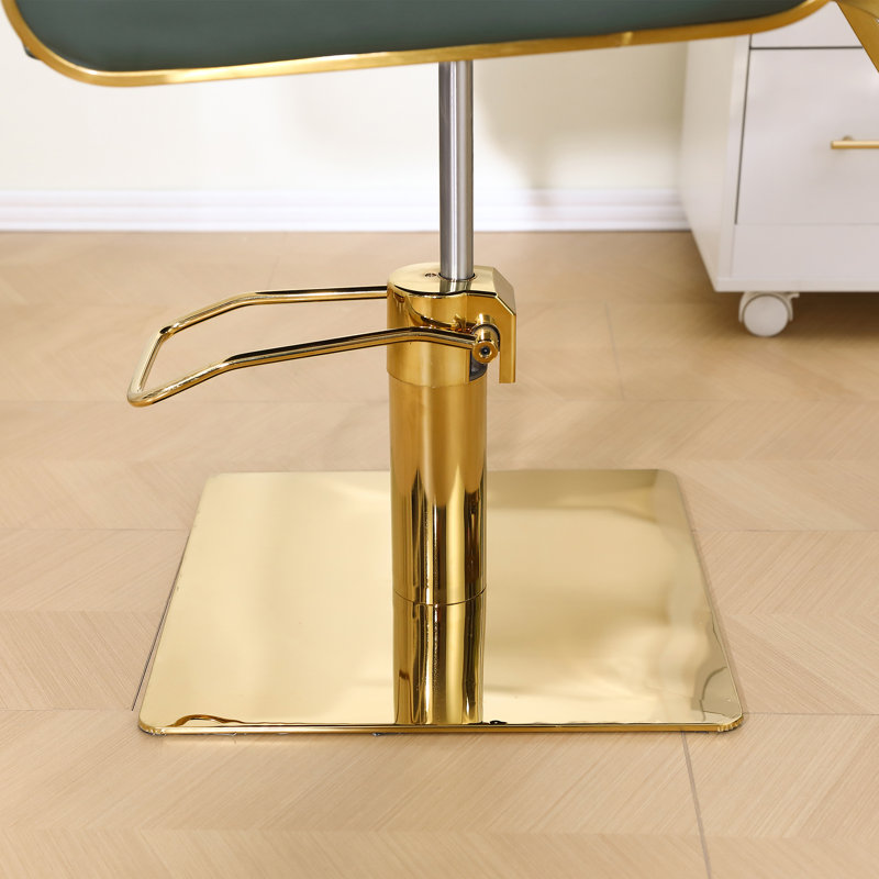 Fauteuil de coiffeur pour salon de beauté, Vert