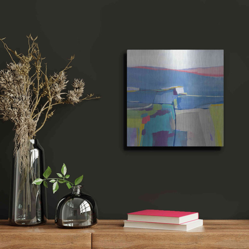 «Wall Side Bright» par Jo Maye, art mural en métal Brayden Studio®, H 12 po x l 12 po