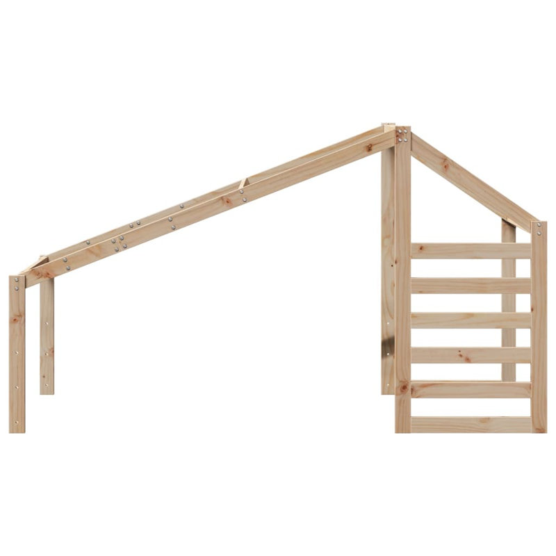 Fedler Bunk Bed Accessories, 113cm H x 198cm L x 87cm W, Brown