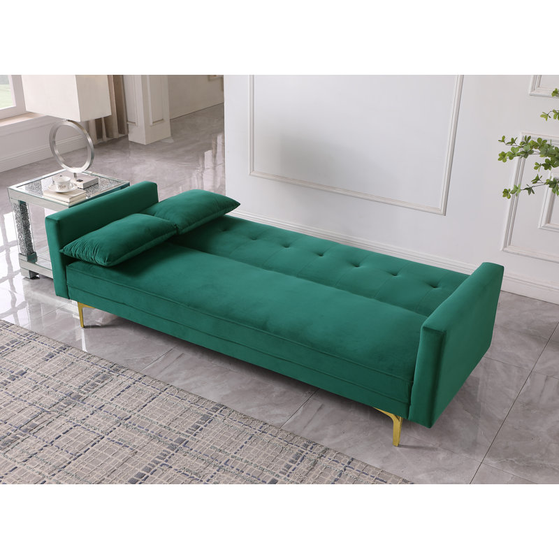 Canapé-lit 84 po Modern Green