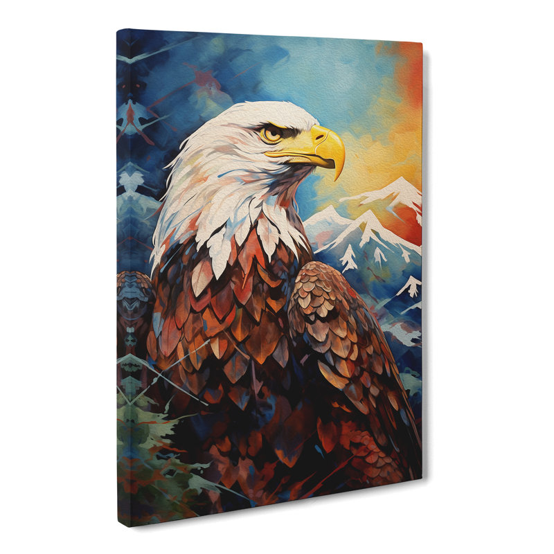 Eagle Contemporary - Wrapped Canvas Print, 60cm H x 40cm W x 3cm D
