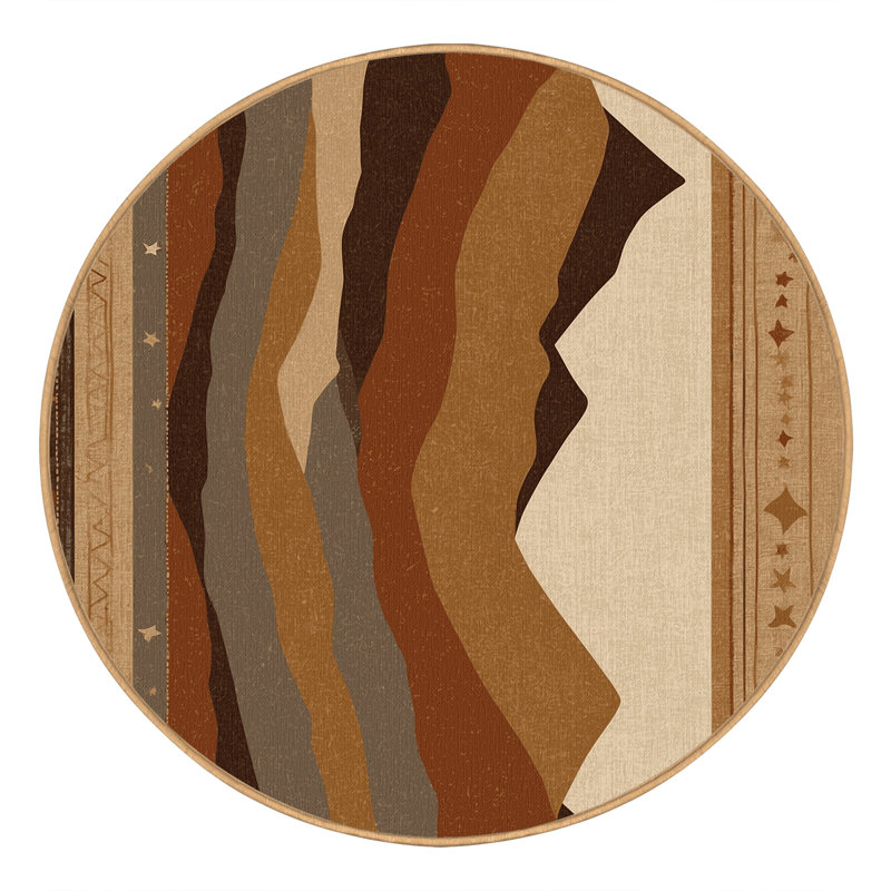 Blazing Mesa Rug, Round 6'
