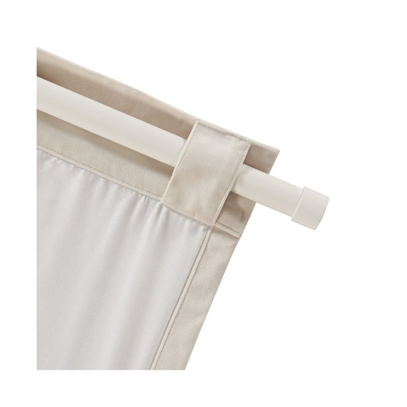 Stanton 48" Window Rod, 28" - 48", White