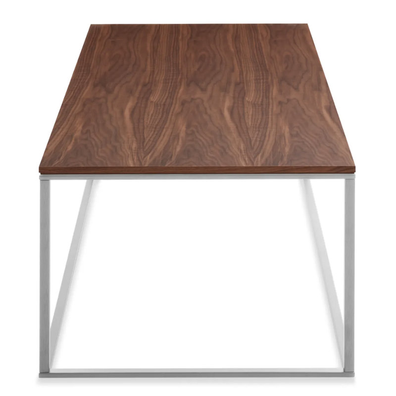 Minimalista Coffee Table, White, 13" H x 60" W x 29" D