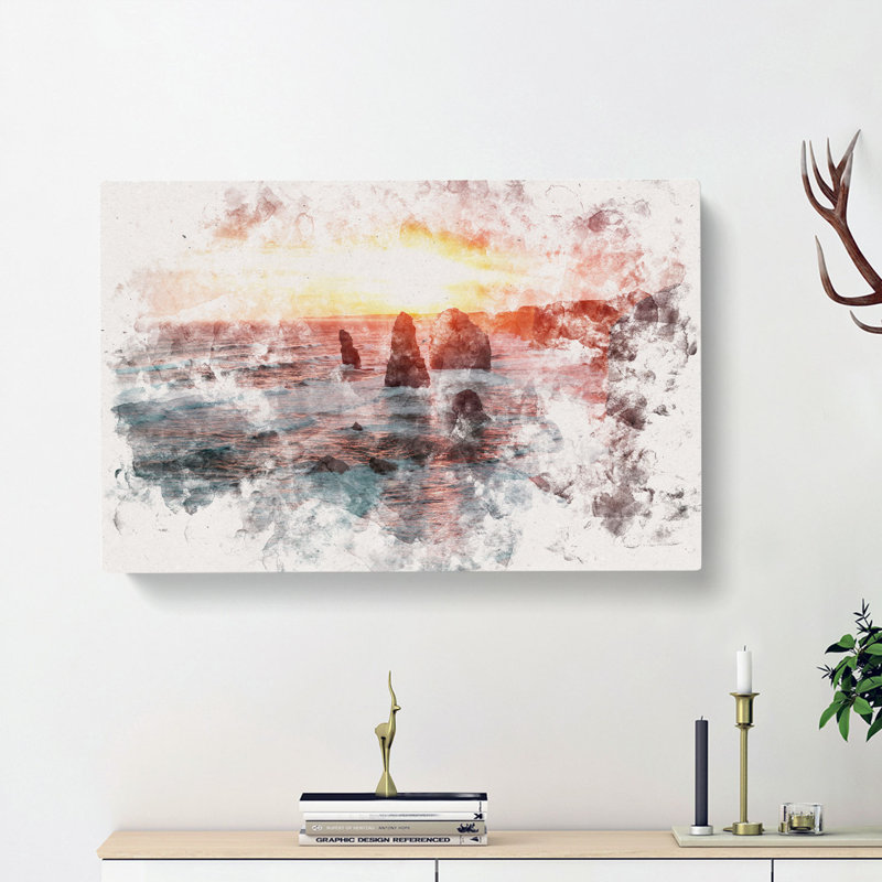 Twelve Apostles In Victoria Australia - Wrapped Canvas Print, 35cm H x 50cm W x 3cm D
