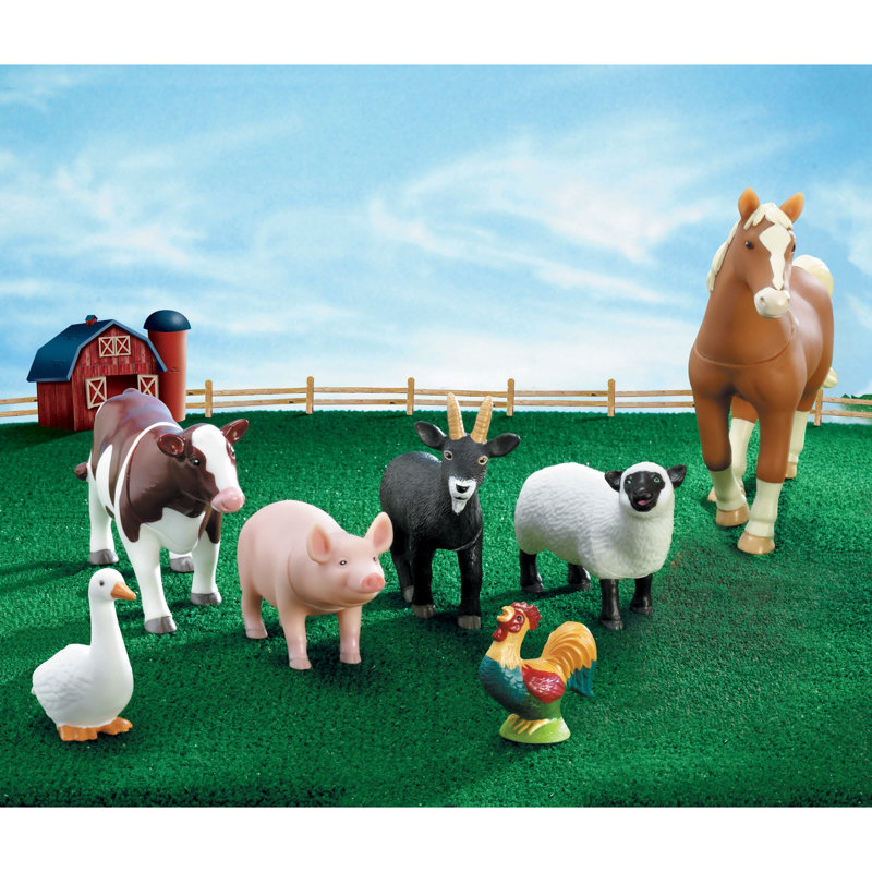 Learning Resources Jumbo Farm Animals, Set Of 7