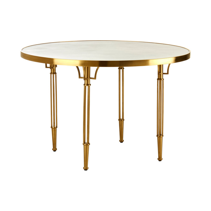 Metal Base Dining Table