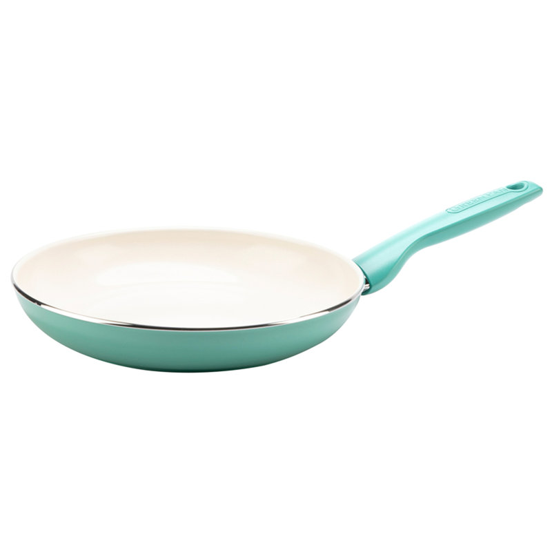 Poêle à frire en céramique GreenPan Rio, l 12 po, Turquoise