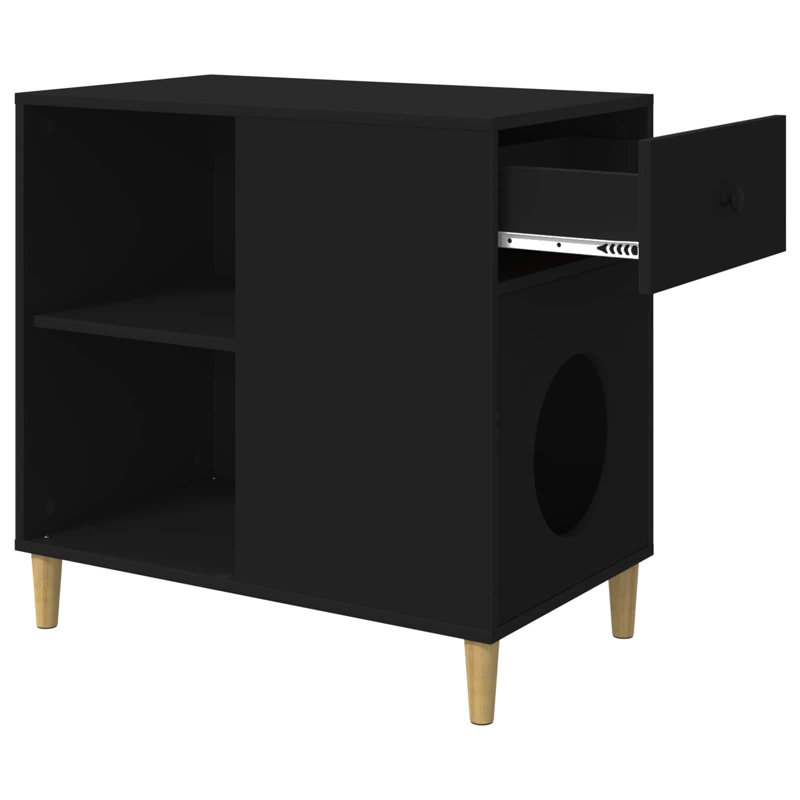 70 cm H Cat Tree / Condo, Black