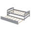 Lit plate-forme avec lit gigogne-1238540048