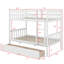 Lit superposé simple au-dessus de simple avec tiroirs doubles, configuration de lit simple transformable-1084814377