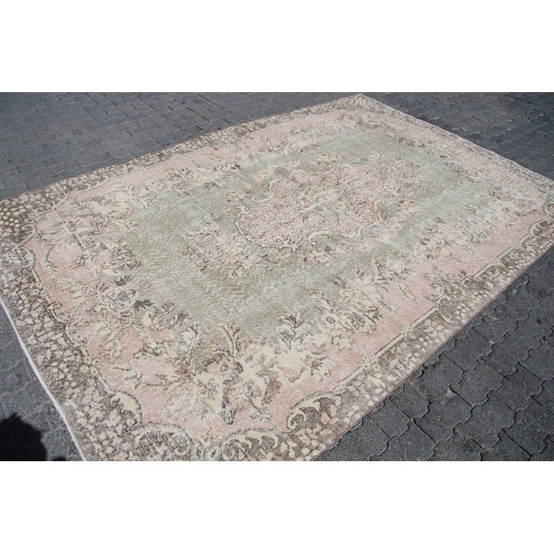 Tapis turc authentique authentique - Tapis en laine tissé à la main avec motif unique pour la décoration intérieure