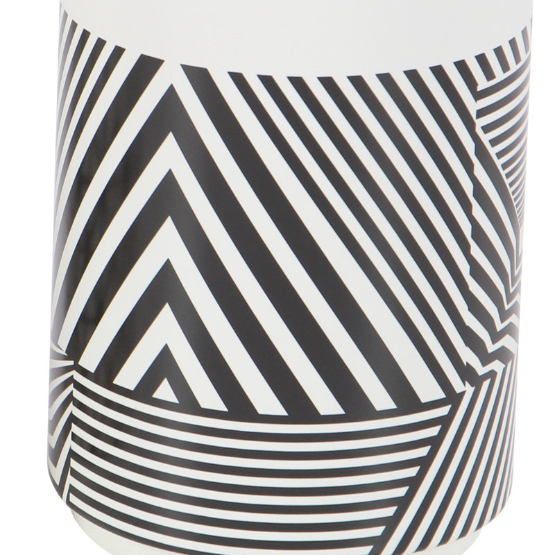 2 Piece White Ceramic Table Vase Set, 11" H x 5" W x 5" D