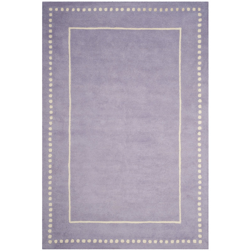 Cruz Hand Tufted Wool Solid Color Rug, Rectangle 3' x 5'