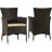 Rolle 4 - Person Wicker Patio Dining Set with Square Table