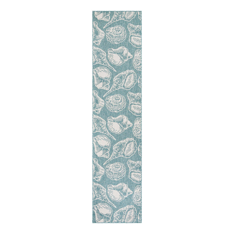 Angelys Indoor/Outdoor Area Rug, Runner 2'7" x 12'
